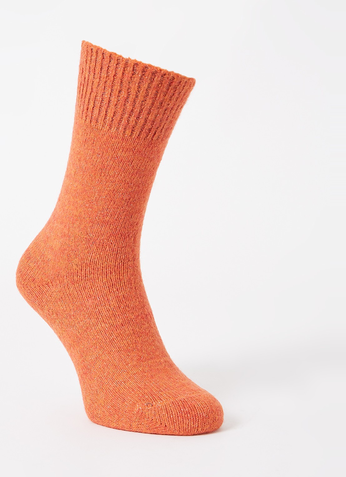 MarcMarcs Ellen sokken in wolblend - voorkant orange