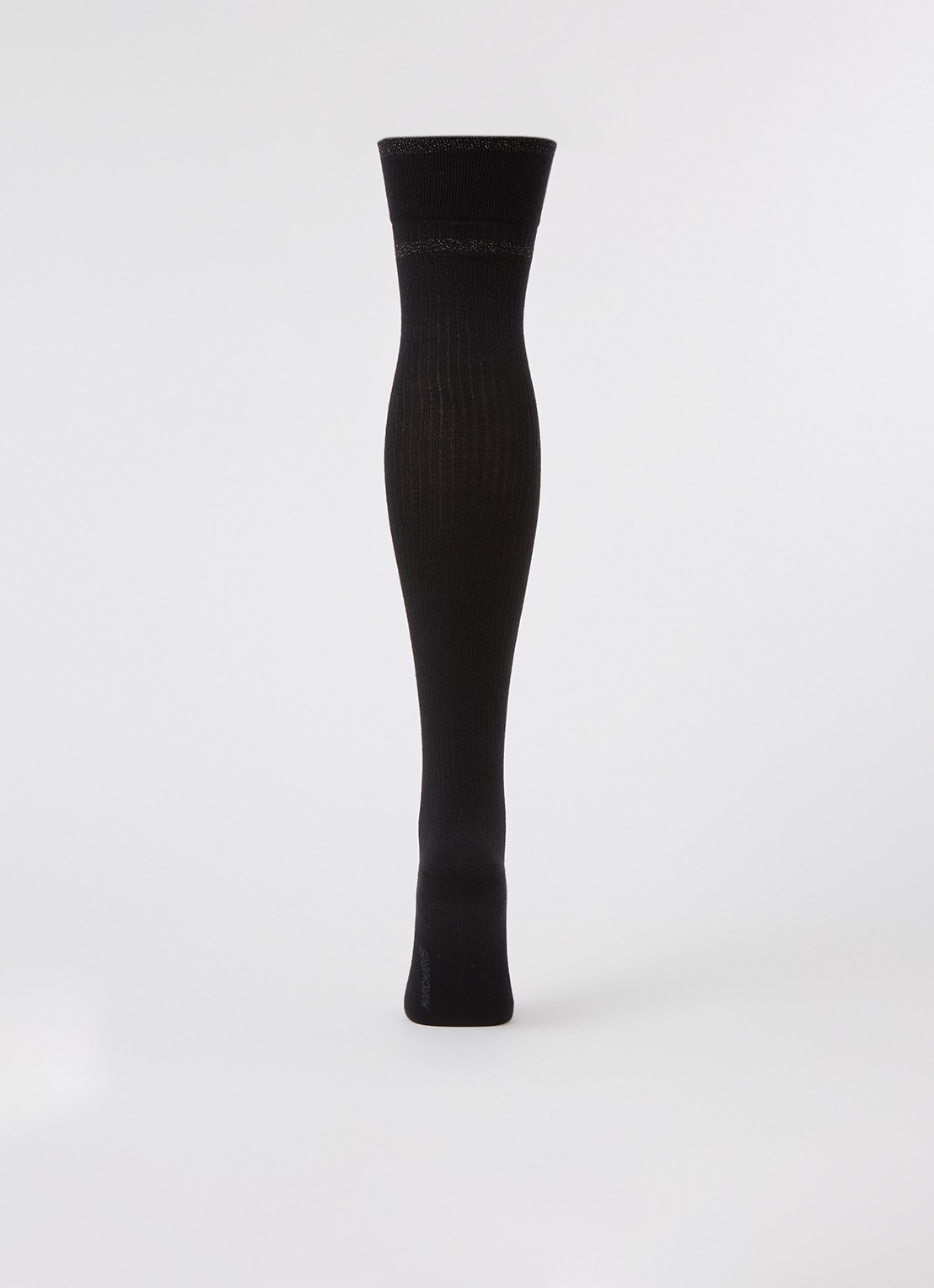 MarcMarcs Feline kniekousen met lurex - voorkant 2 zwart