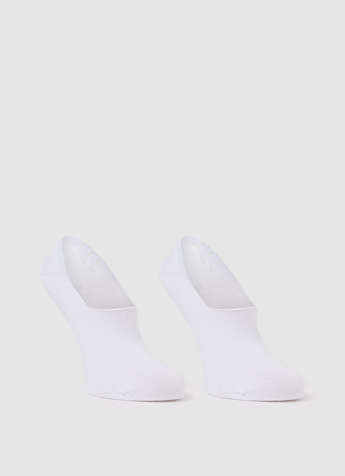 MarcMarcs Invinsible sneakersokken in 2-pack - voorkant 2 wit