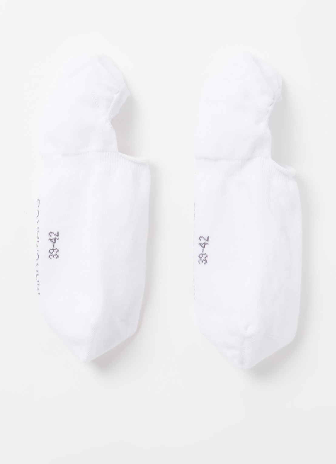 MarcMarcs Invinsible sneakersokken in 2-pack - voorkant 4 wit