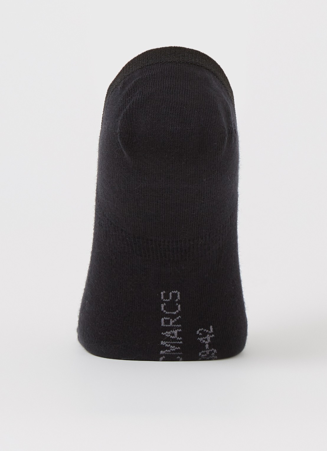 MarcMarcs Invinsible sneakersokken in 2-pack - voorkant 3 zwart