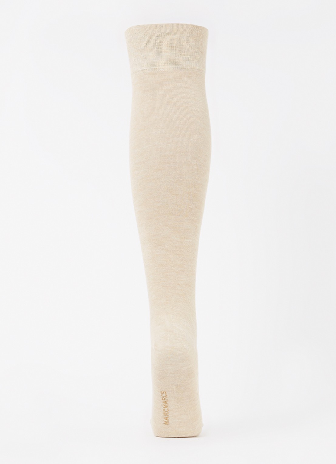 MarcMarcs Kniekousen in kasjmierblend - voorkant 2 beige
