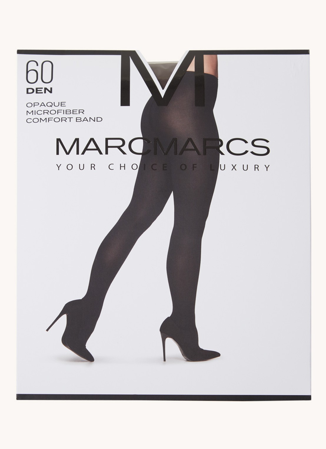 MarcMarcs Panty in 60 denier  - voorkant bruin