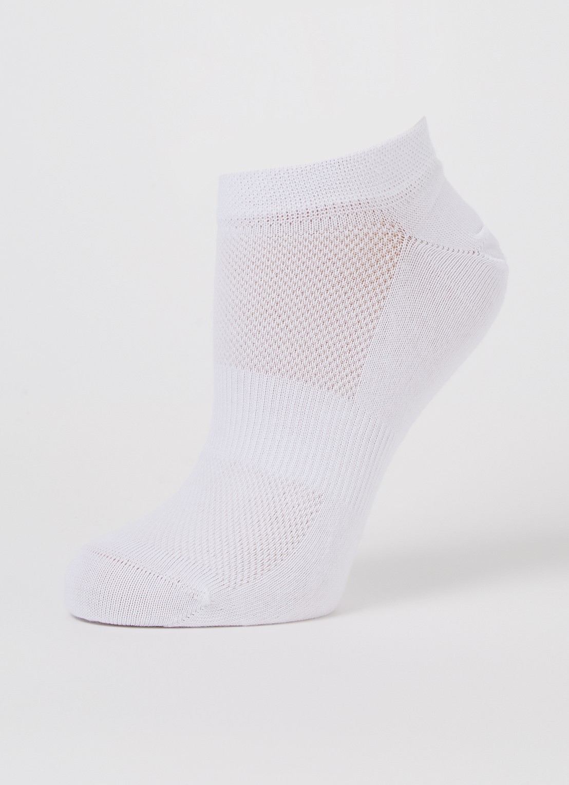 MarcMarcs Sneakersokken in 2-pack - detail wit