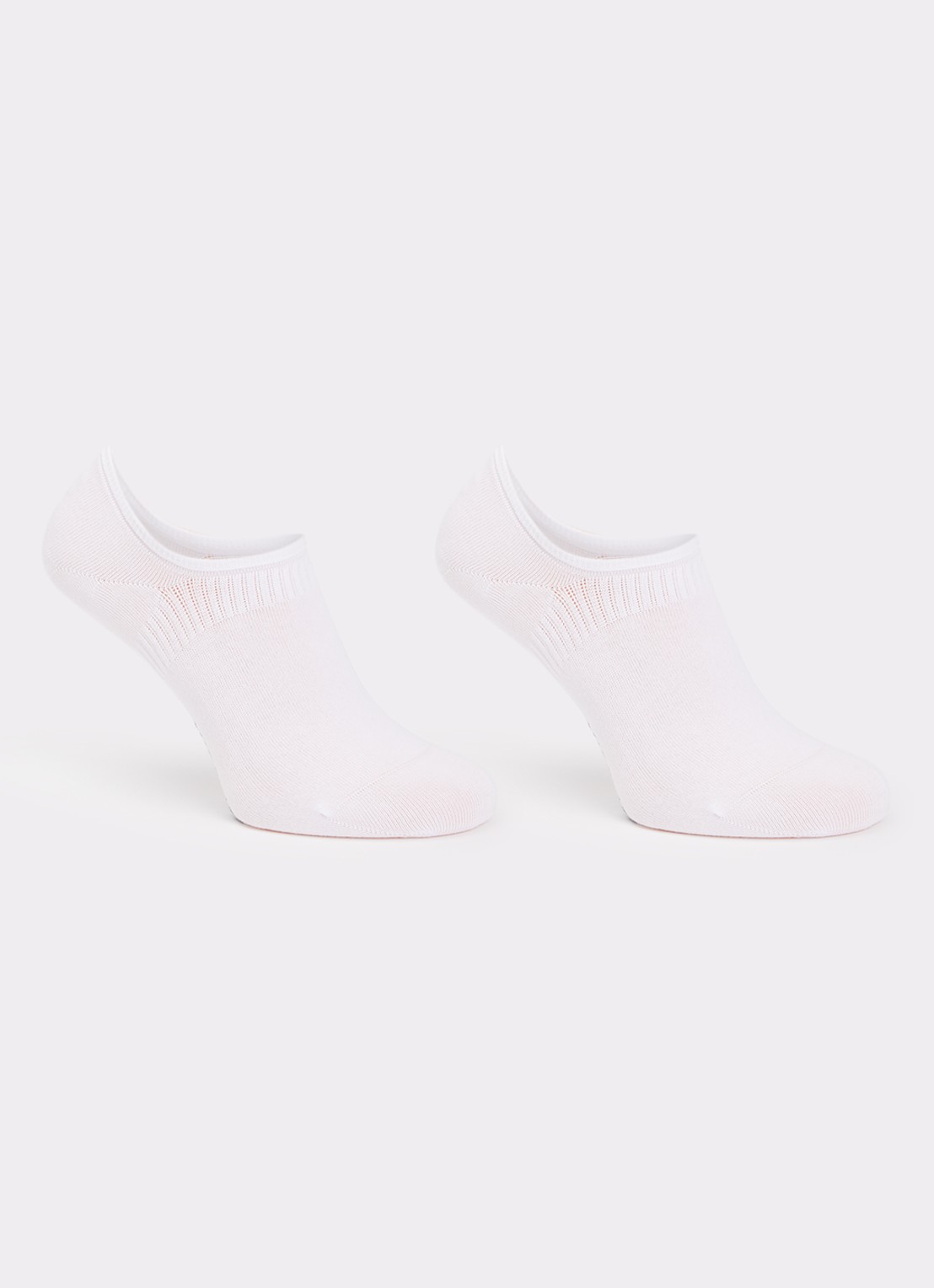 MarcMarcs Sneakersokken in 2-pack - voorkant 2 wit