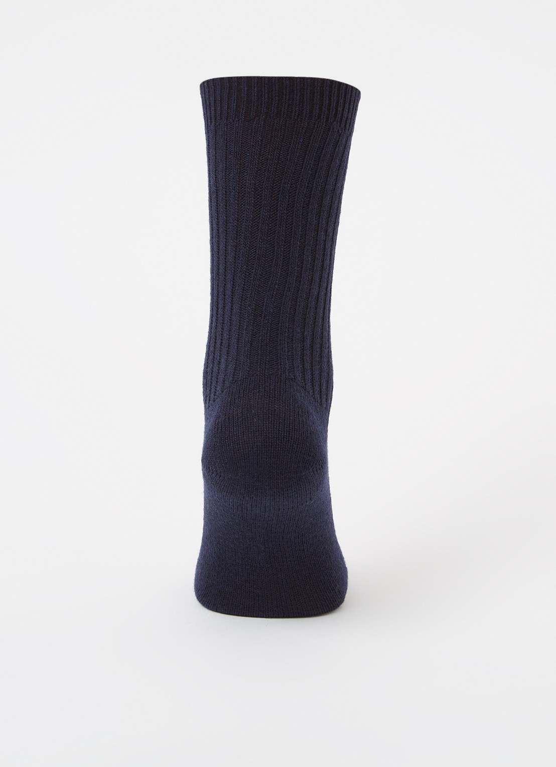 MarcMarcs Sokken in kasjmierblend met ribstructuur - voorkant 4 donkerblauw