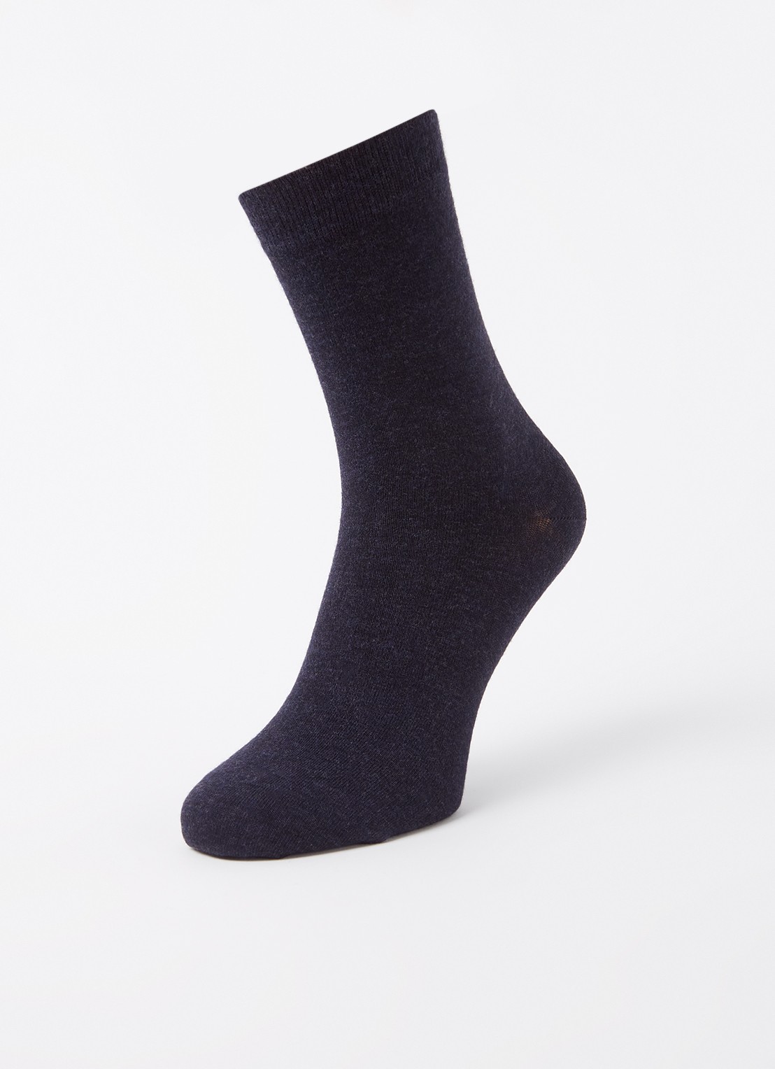 MarcMarcs Sokken in kasjmierblend - detail donkerblauw