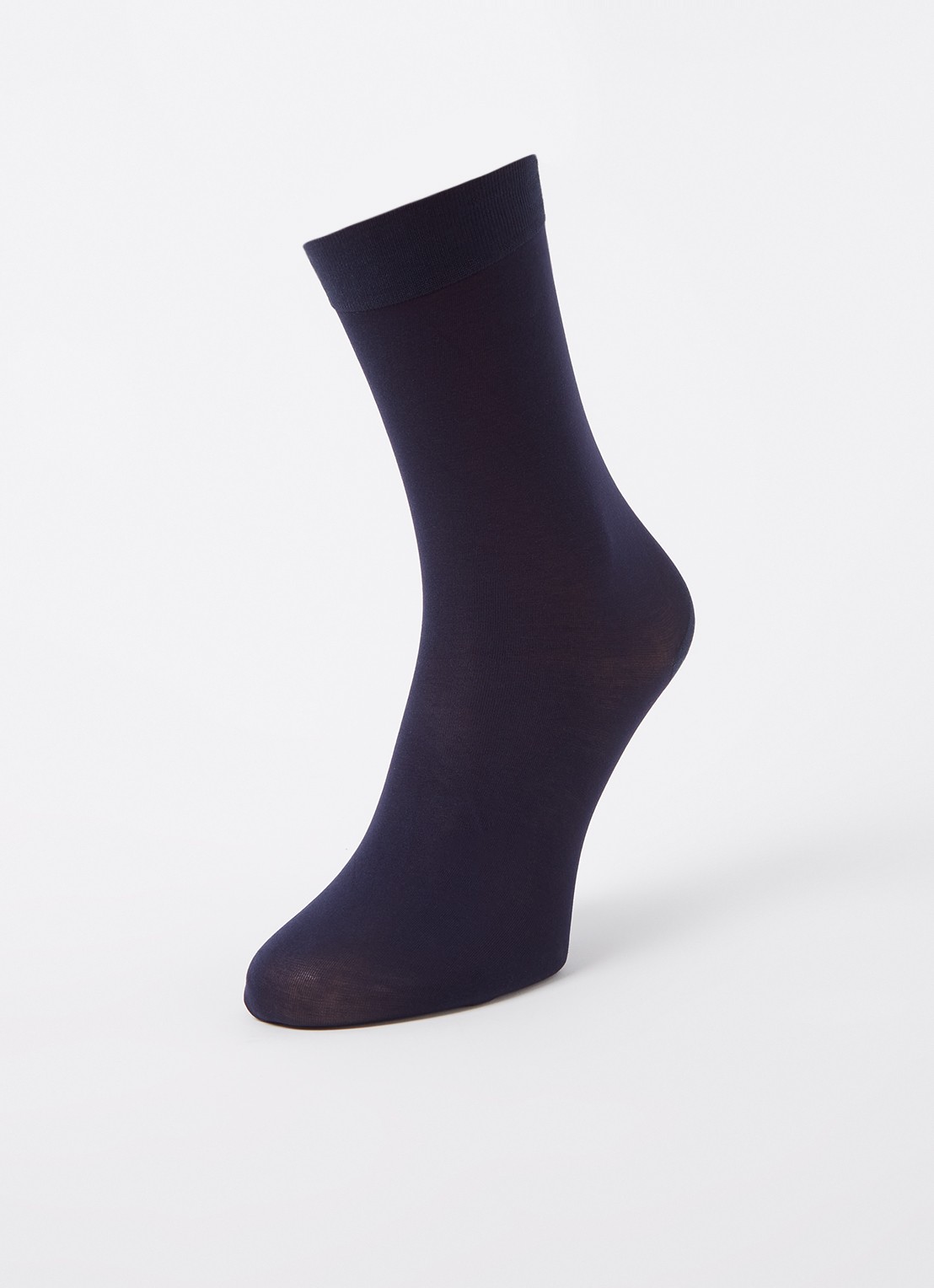 MarcMarcs Ultra Fine sokken - detail 3 donkerblauw