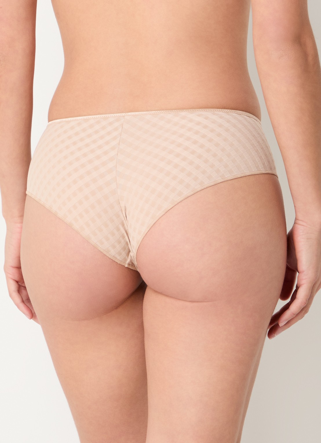 Marie Jo  Avero hipster met ruitdessin en glansdraad - achterkant 5 beige