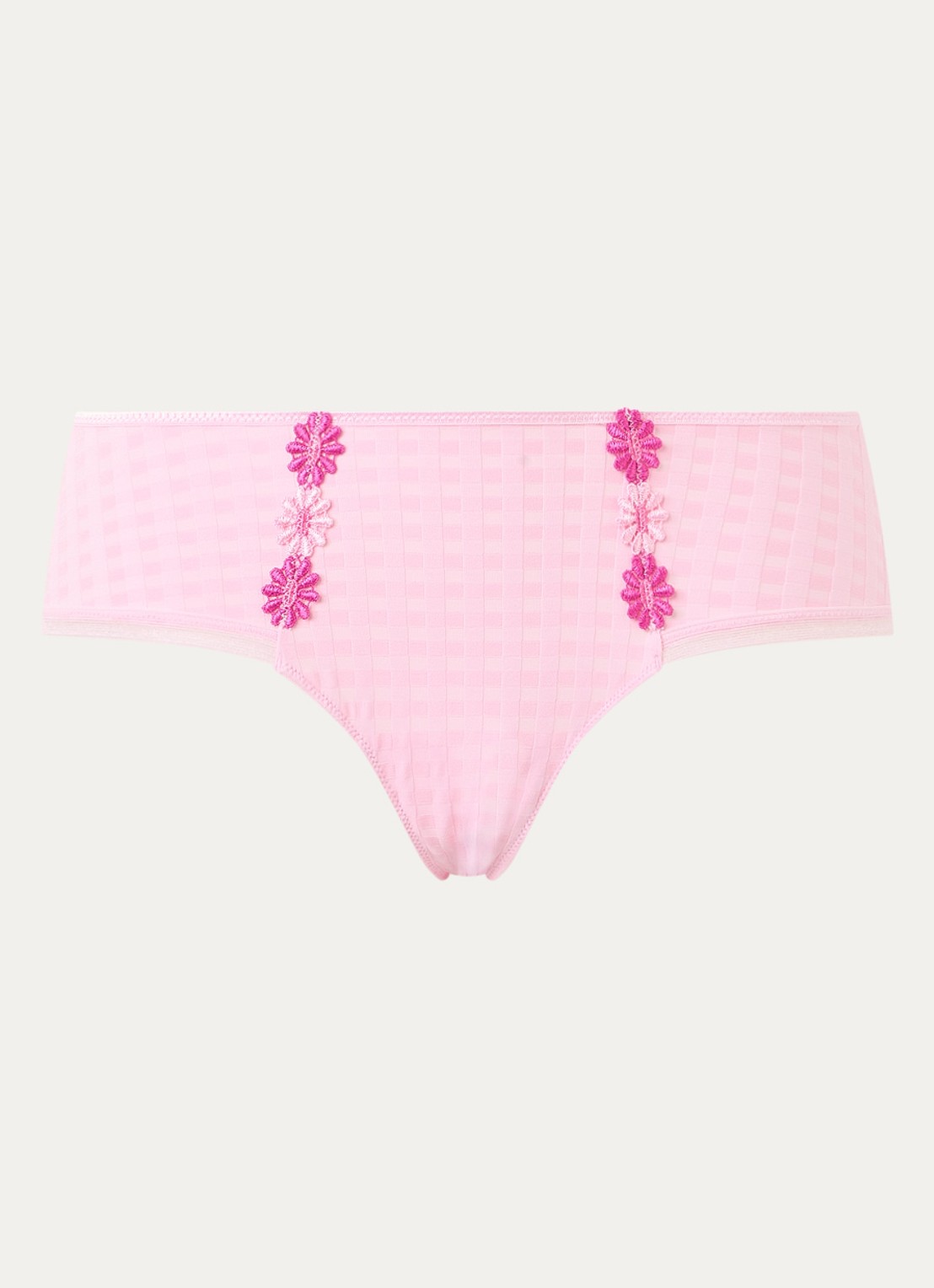 Marie Jo  Avero hipster met ruitdessin en glansdraad - voorkant 4 roze