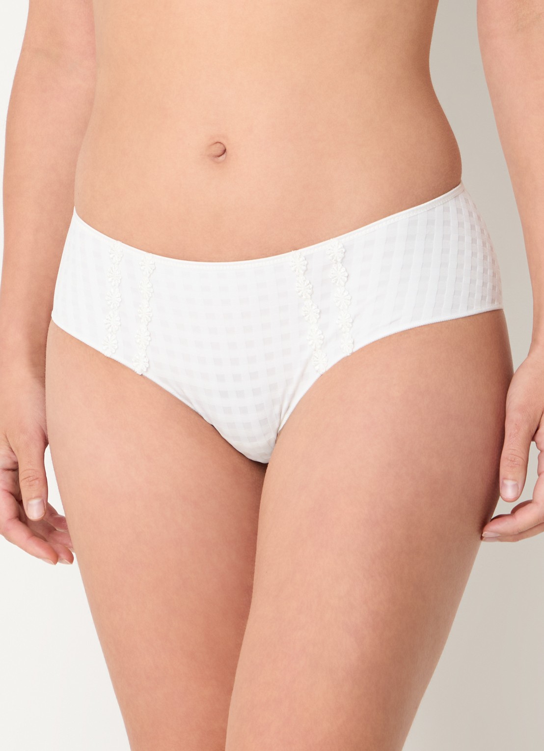 Marie Jo Avero hotpants - detail 2 gebroken wit