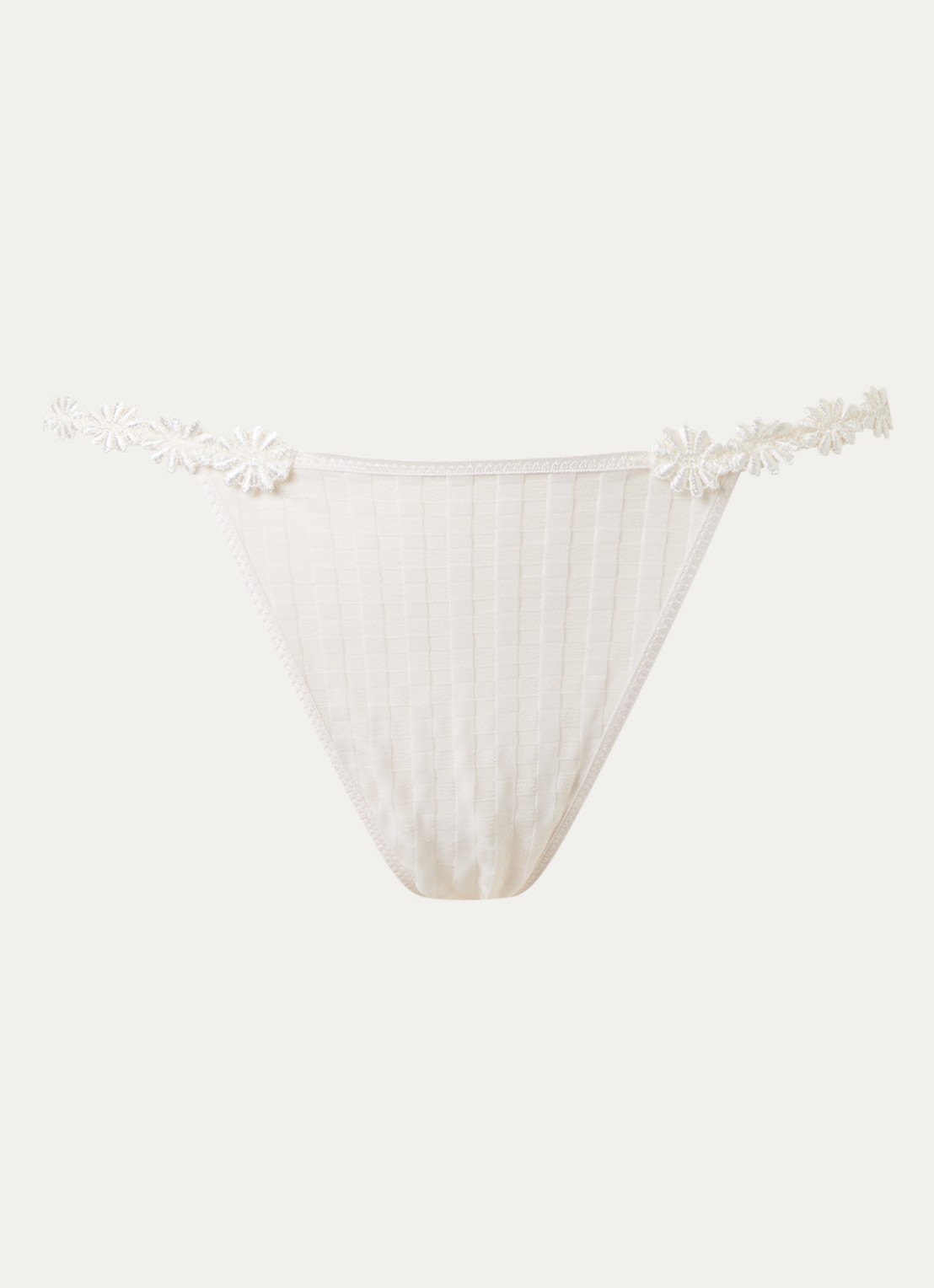 Marie Jo Avero mini string - voorkant 2 gebroken wit