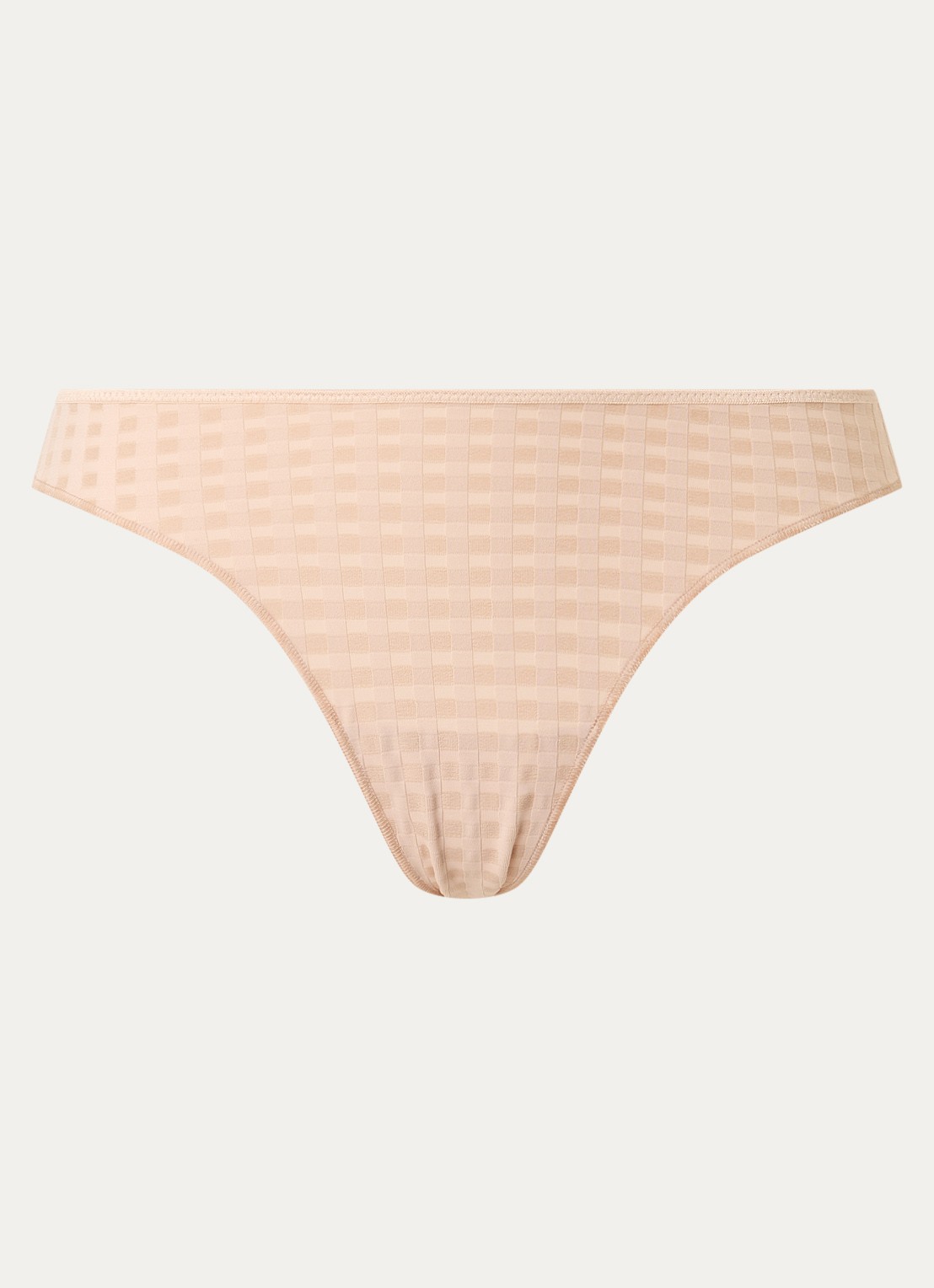 Marie Jo Avero string met ingeweven structuur - voorkant 4 beige