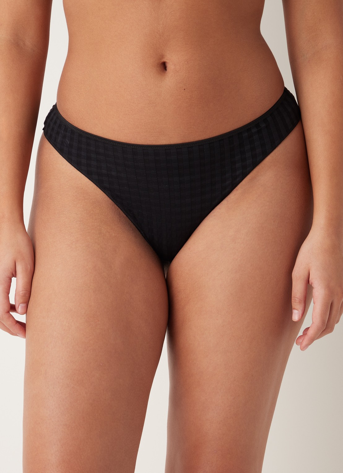 Marie Jo Avero string met ruitdessin - detail 5 zwart