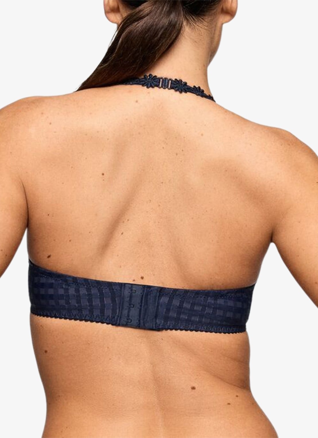 Marie Jo Avero voorgevormde beugel bh met bloemborduring - detail 4 donkerblauw
