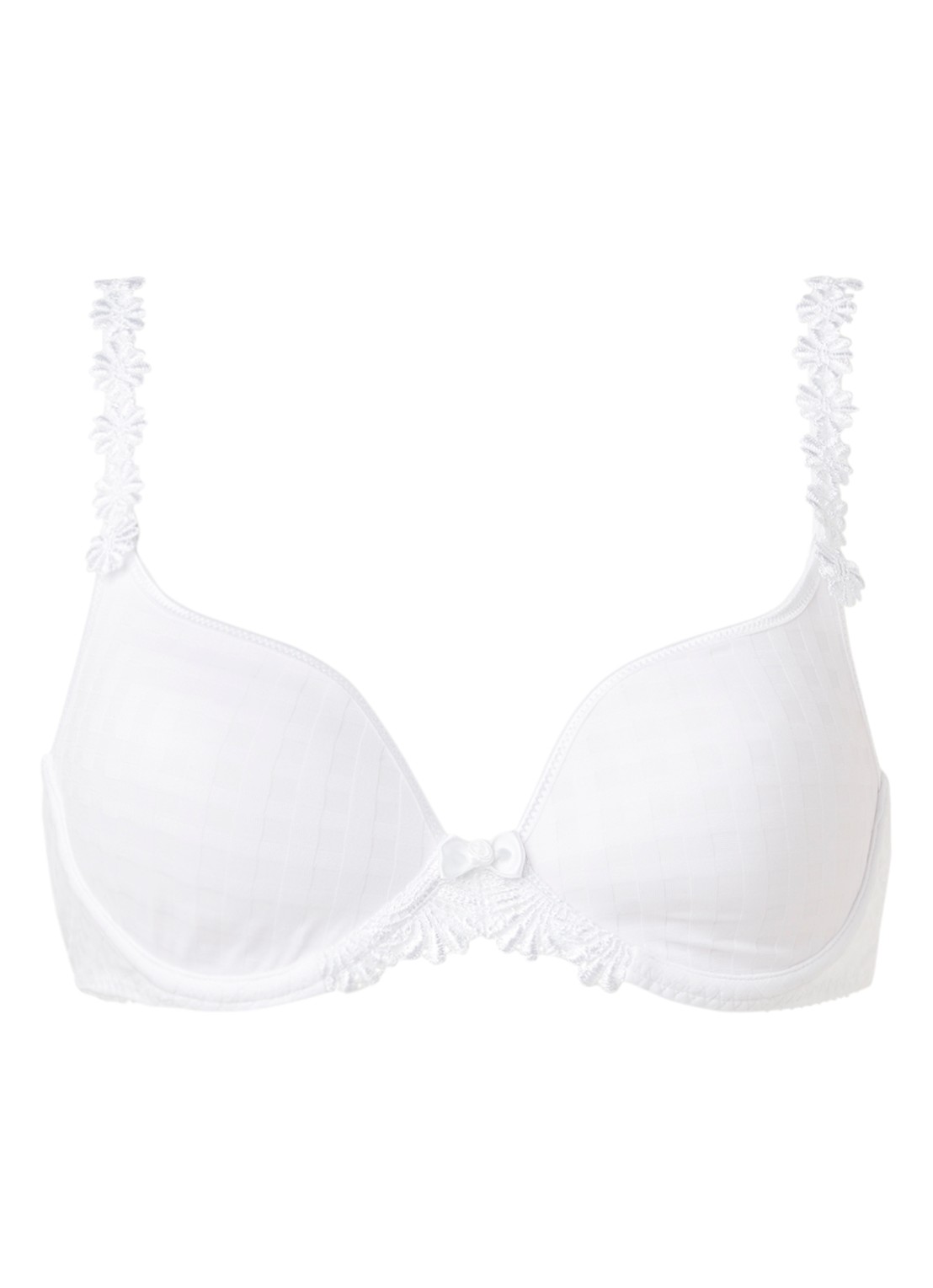 Marie Jo Avero voorgevormde bh met broderie - voorkant 2 wit