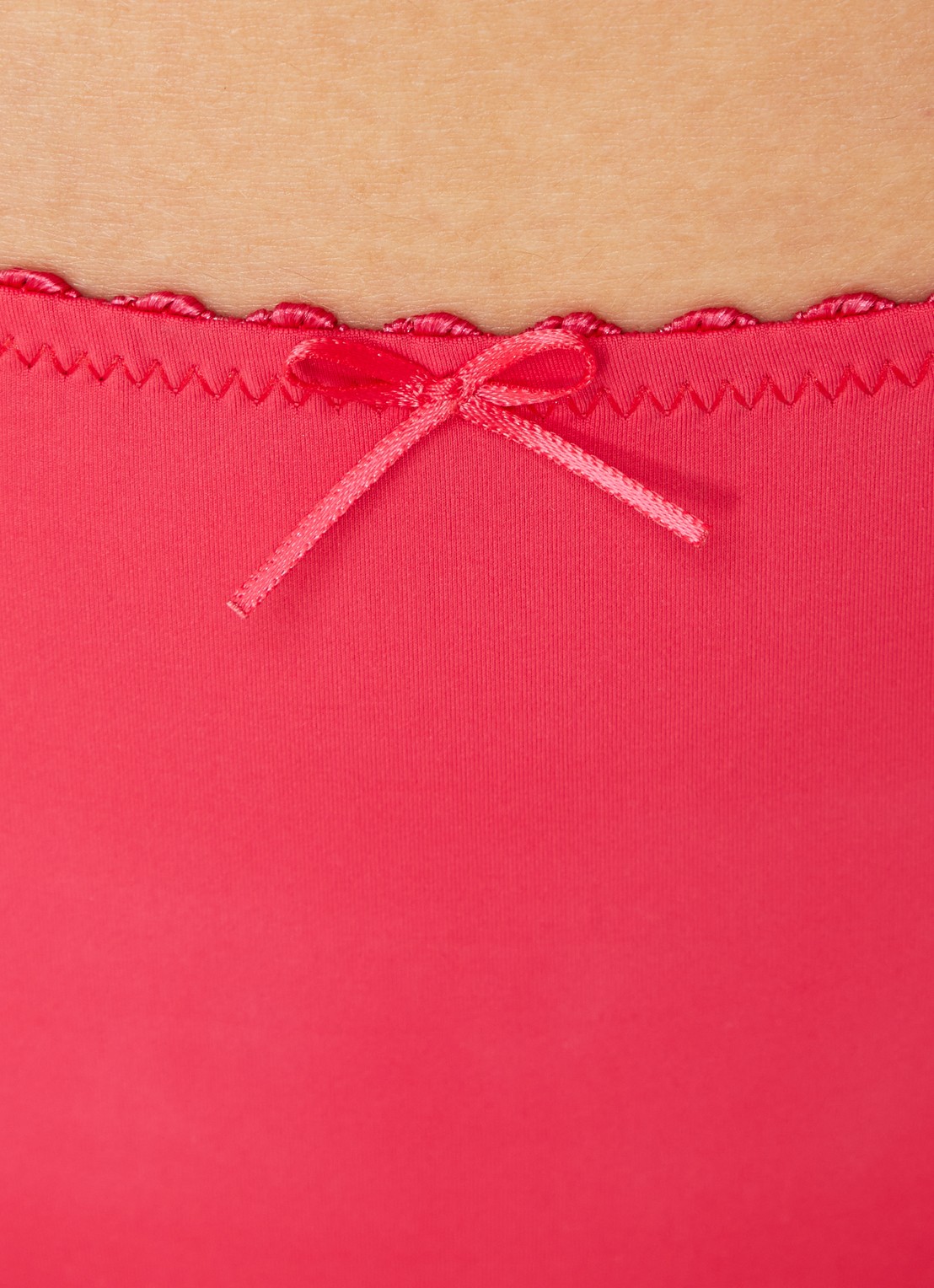 Marie Jo Azelie tanga met kant - detail 4 koraalrood