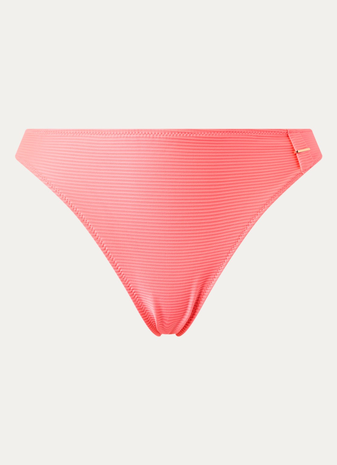 Marie Jo Cassie bikinislip met structuur - voorkant koraalroze