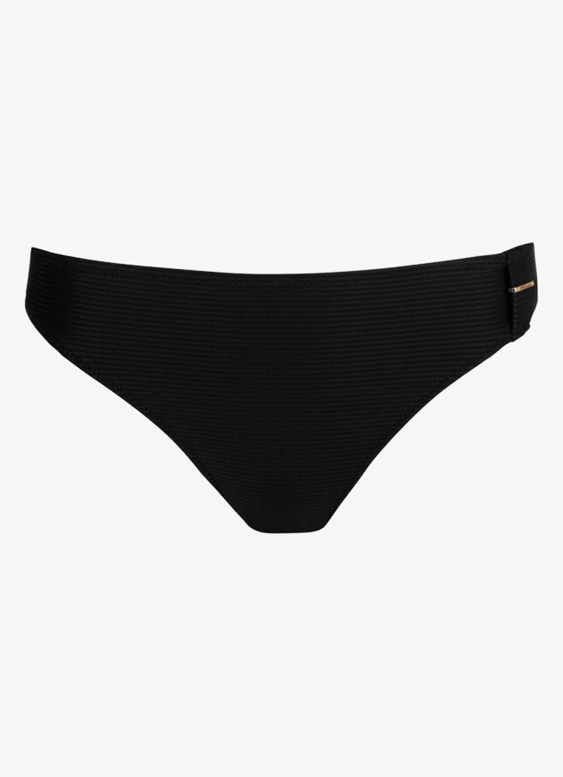 Marie Jo Cassie bikinislip met structuur - voorkant zwart