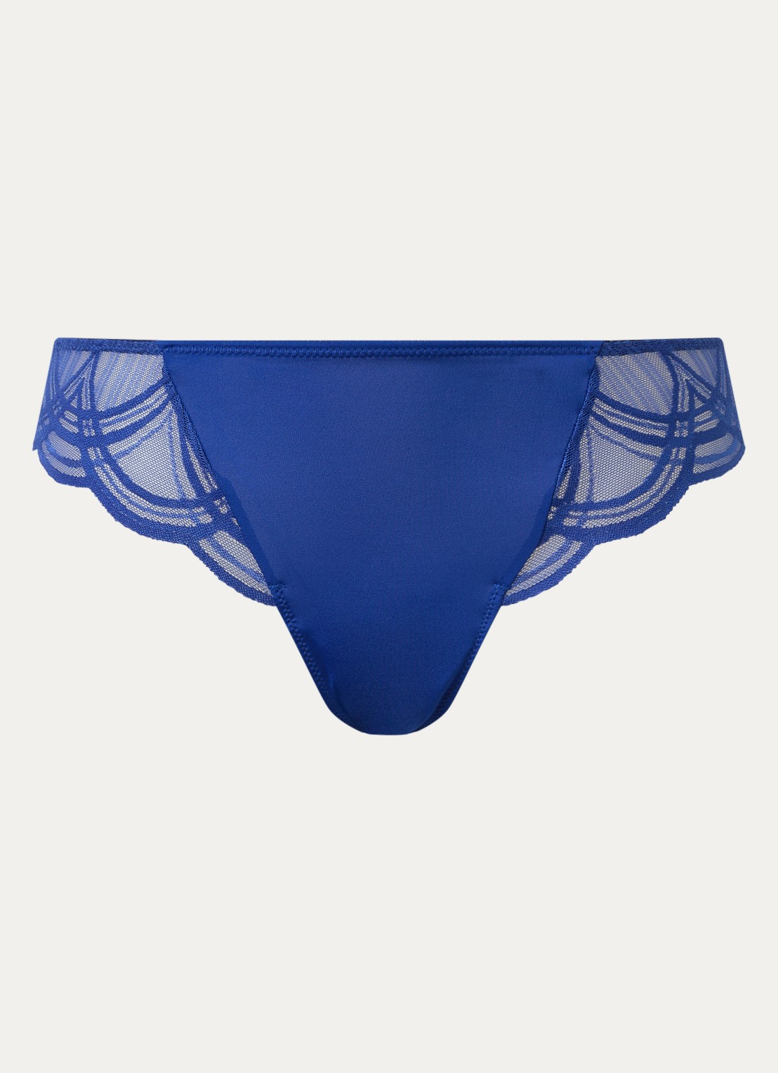 Marie Jo Cathia slip met kant - voorkant royalblauw