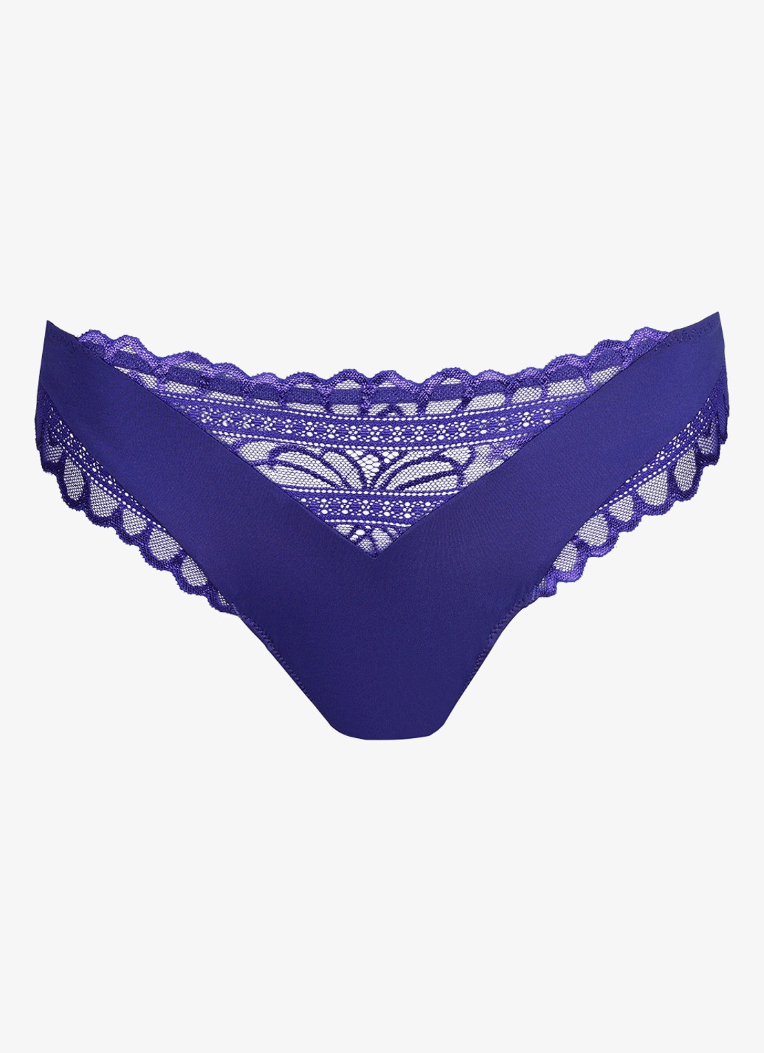 Marie Jo Cerina slip met kant - voorkant 4 donkerblauw