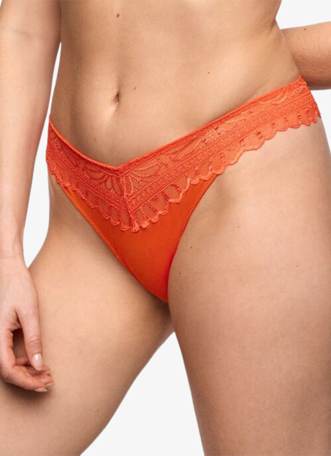 Marie Jo Cerina string met kant - detail 5 orange
