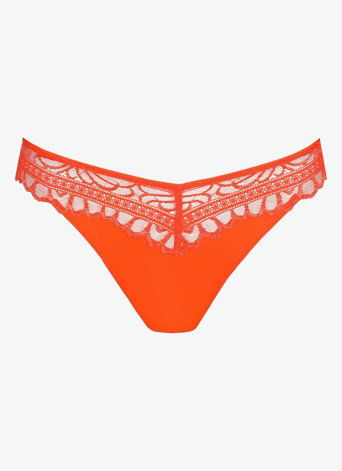 Marie Jo Cerina string met kant - voorkant orange