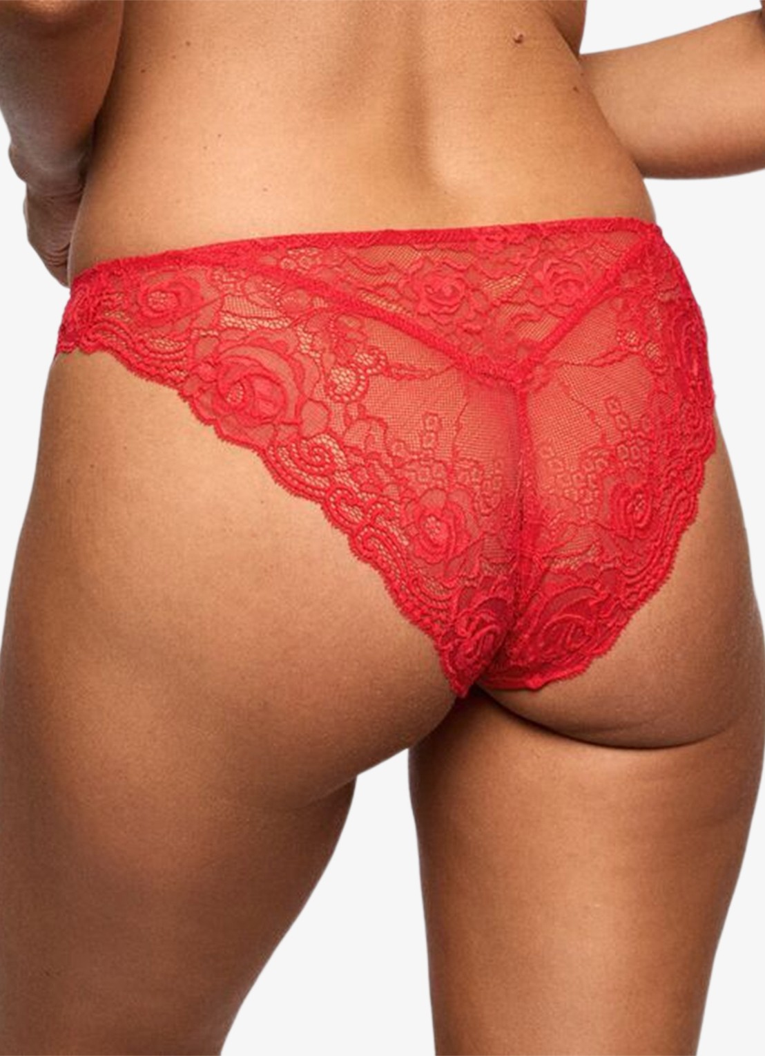 Marie Jo Cyrile slip met kant - achterkant rood