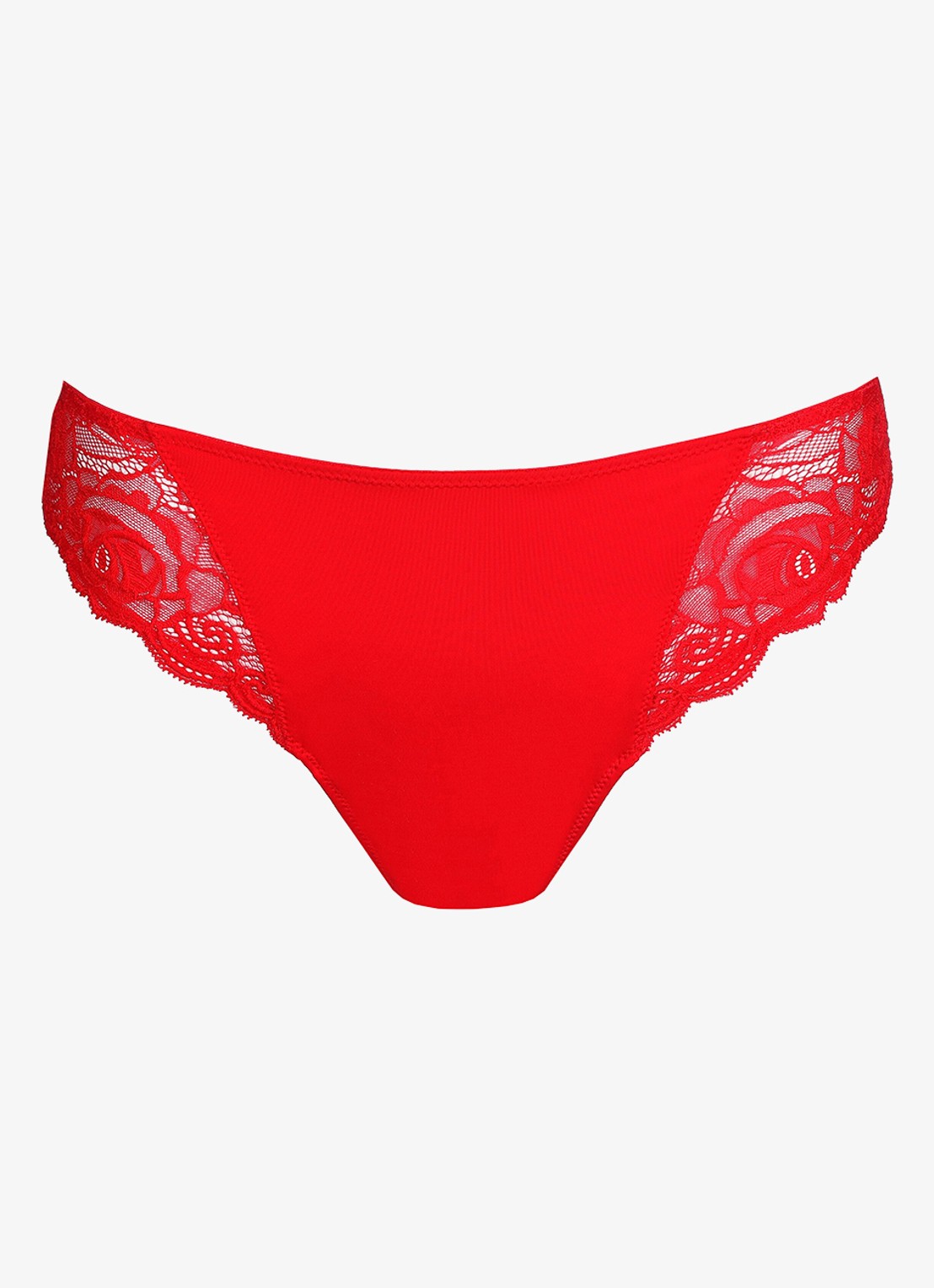Marie Jo Cyrile slip met kant - voorkant 2 rood