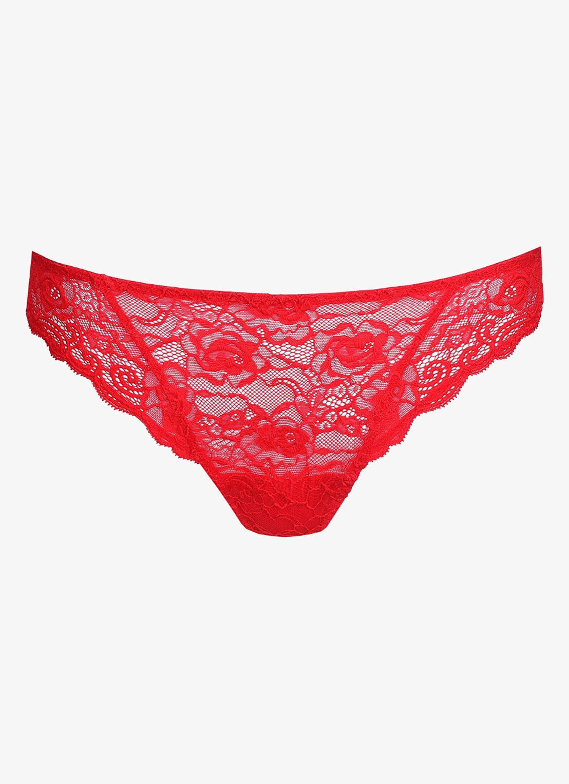 Marie Jo Cyrile tanga van kant - voorkant 2 rood