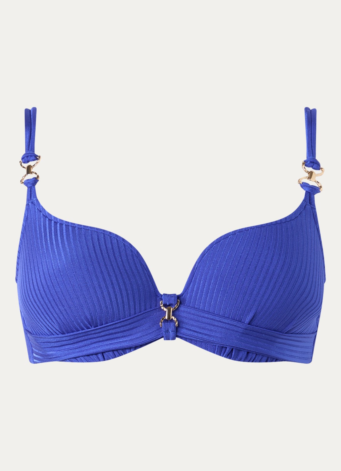 Marie Jo Emly voorgevormde bikinitop met beugel - voorkant 5 kobaltblauw