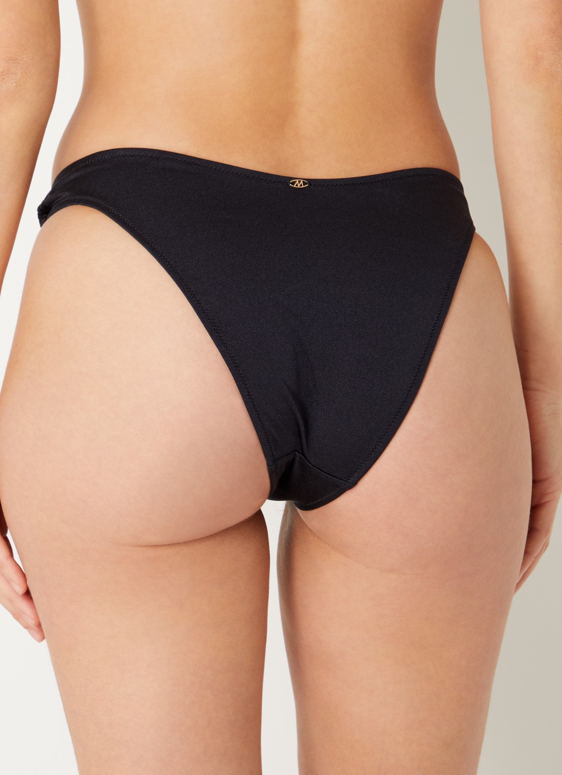 Marie Jo Hello Sunset bikinislip met glanzende finish - achterkant 5 zwart
