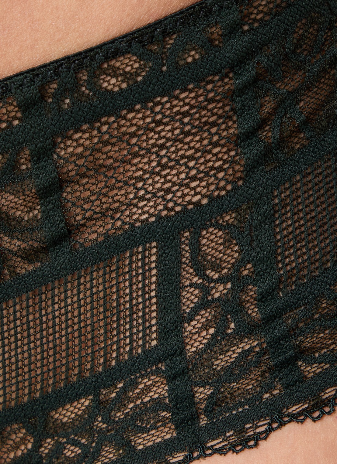Marie Jo Jadei shorty van kant - detail 3 groen
