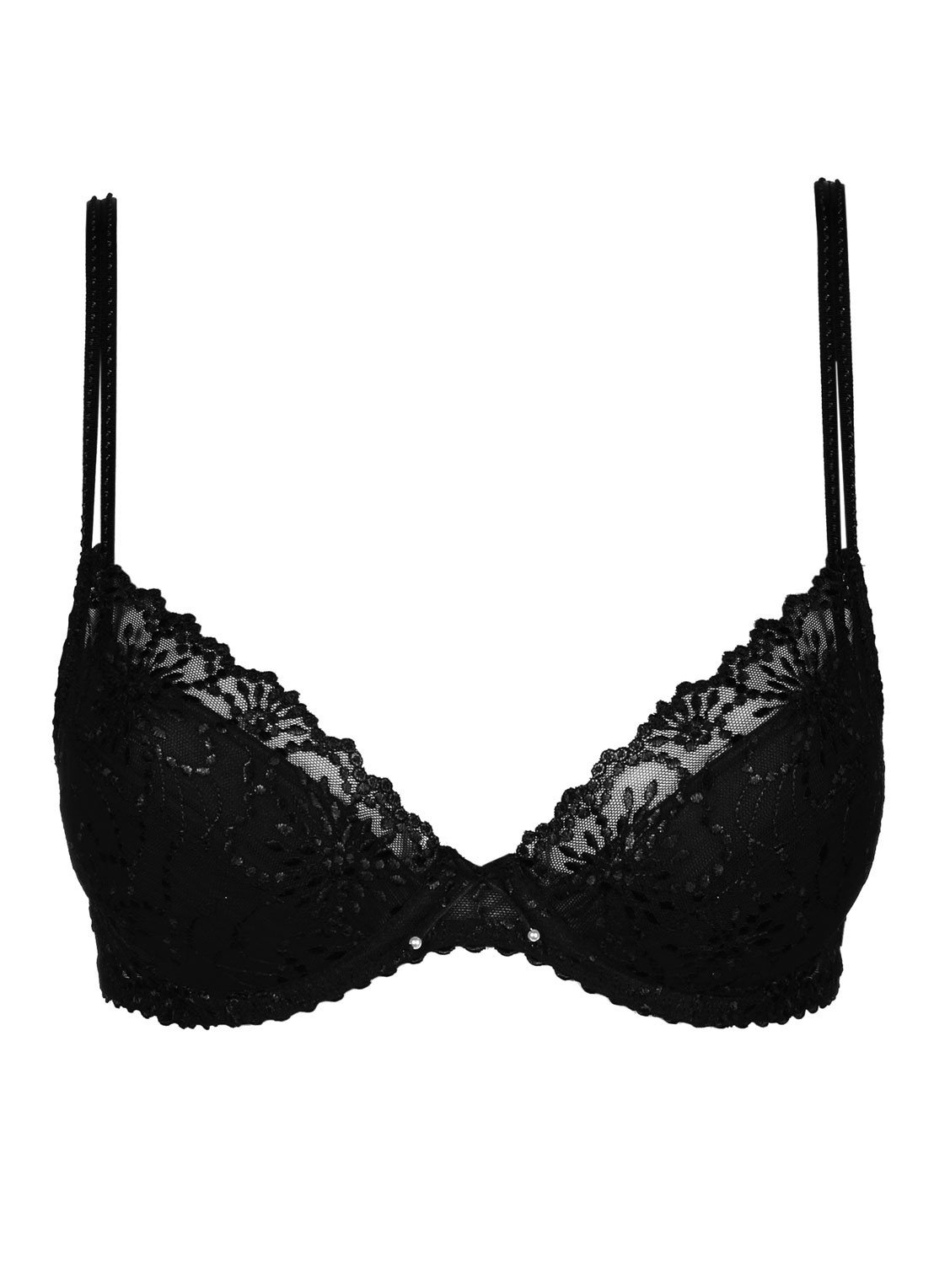 Marie Jo Jane push-up bh met uitneembare vulling - voorkant 2 zwart