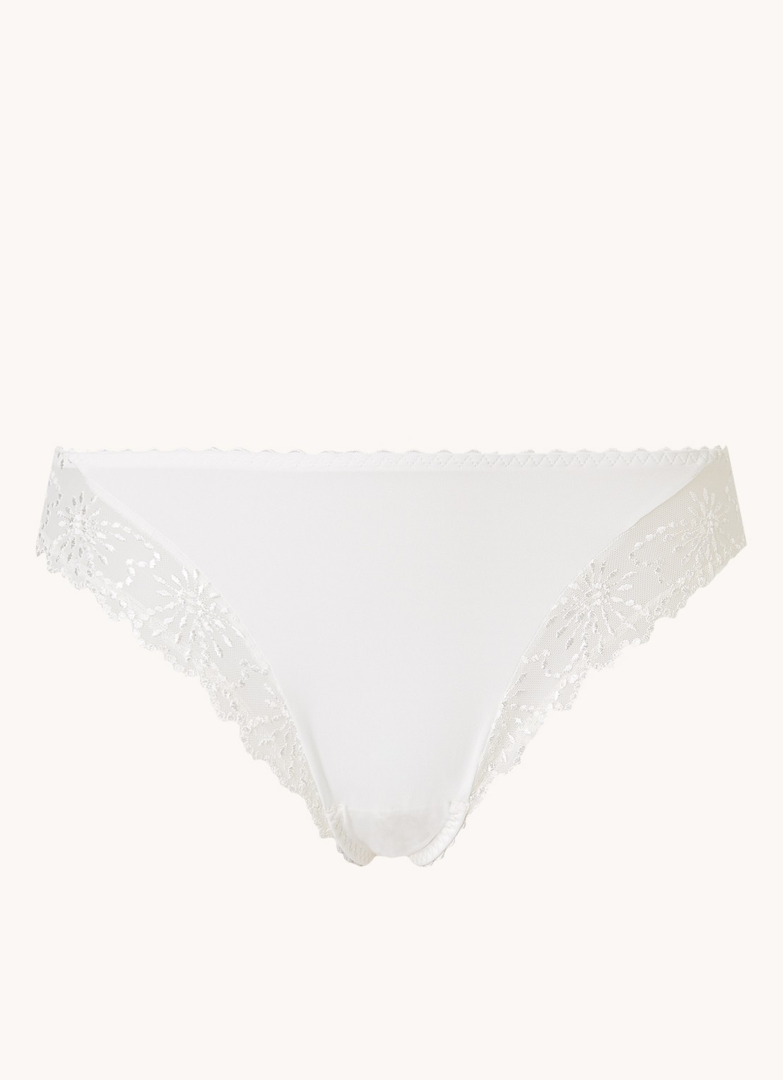 Marie Jo Jane slip met borduring - voorkant wit