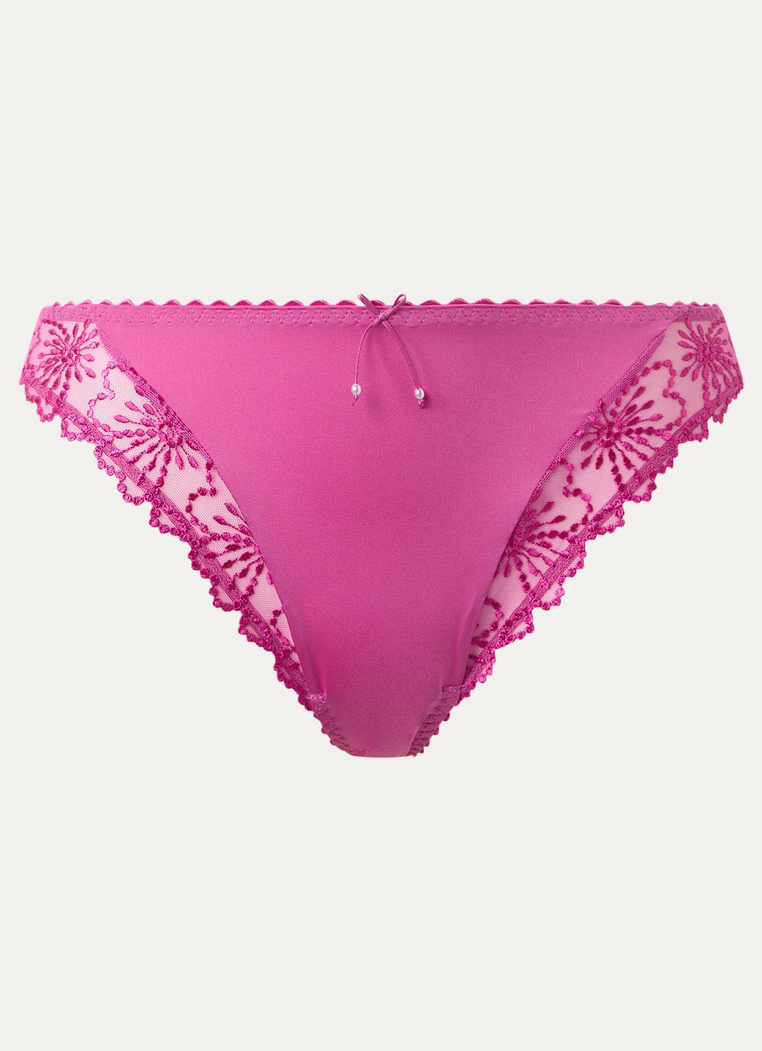 Marie Jo Jane slip met borduring - voorkant 4 fuchsia