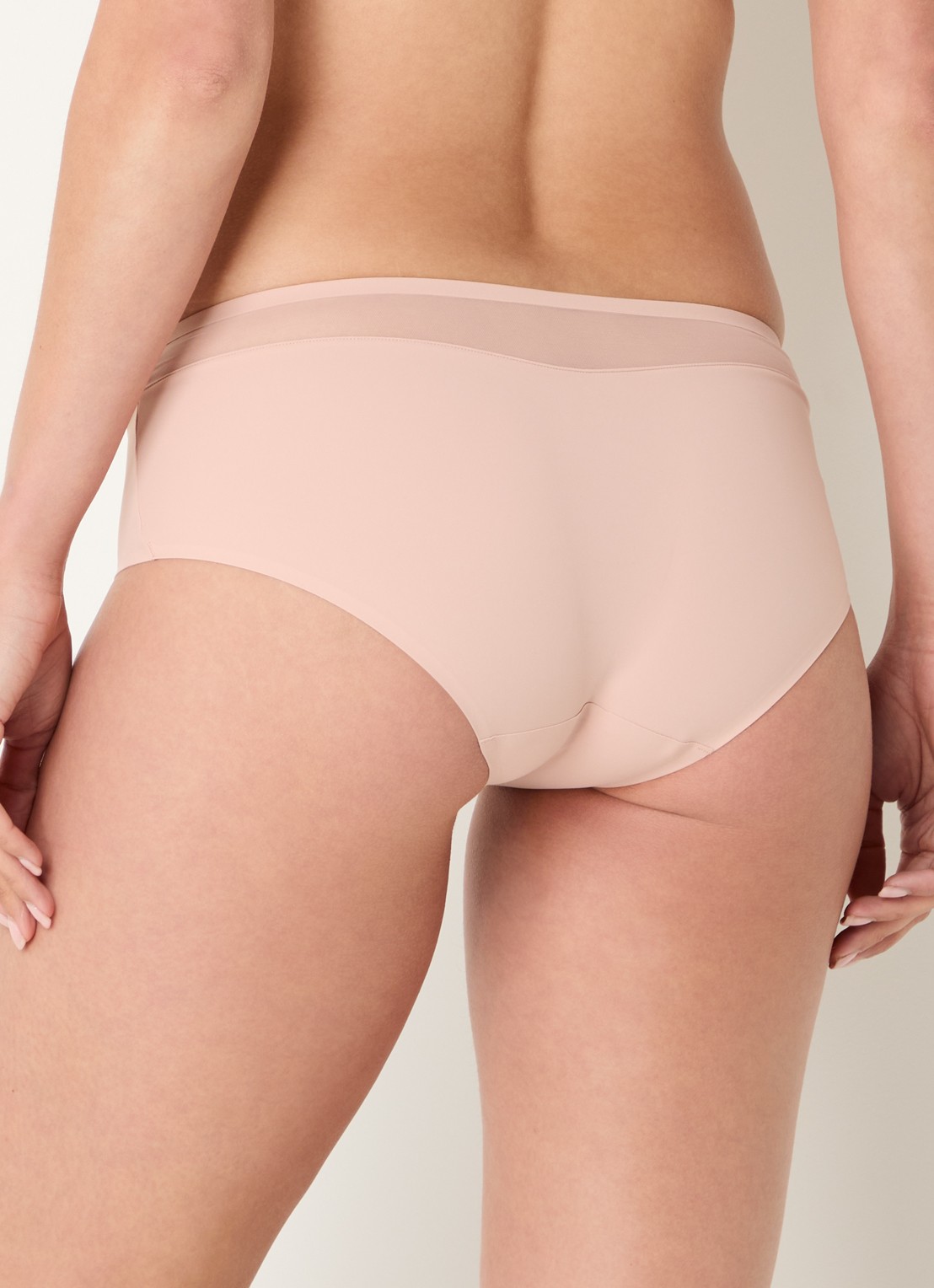 Marie Jo Louie naadloze hipster met mesh - achterkant 4 oudroze