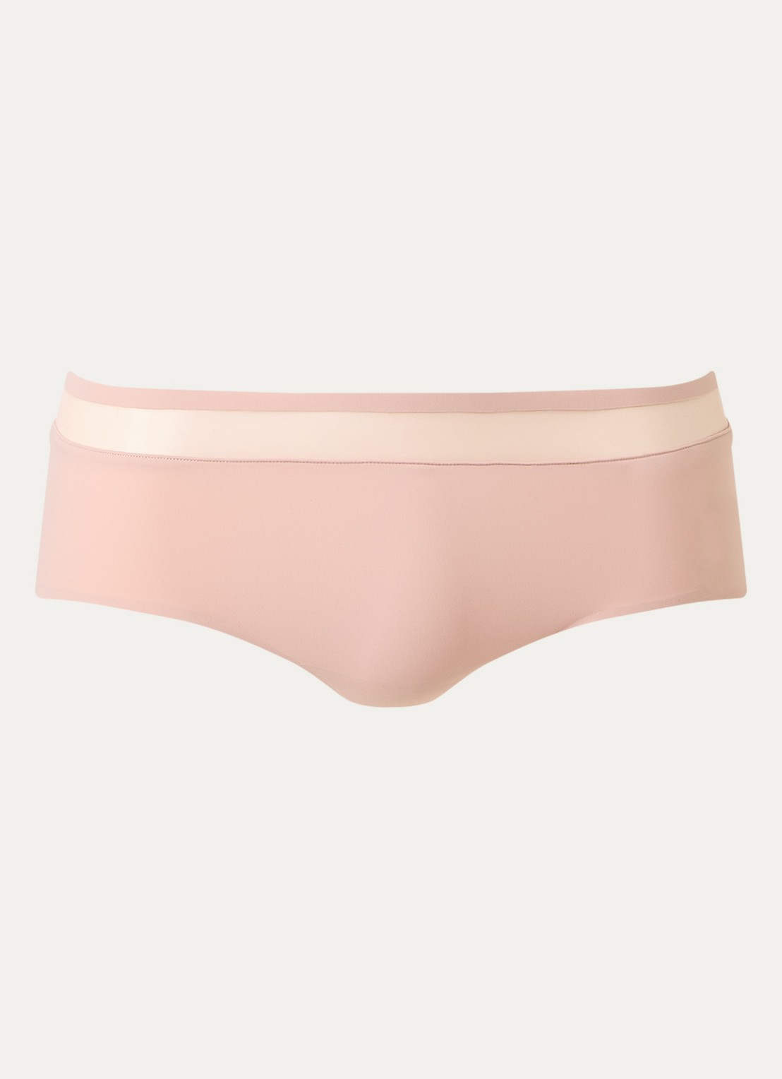 Marie Jo Louie naadloze hipster met mesh - voorkant oudroze