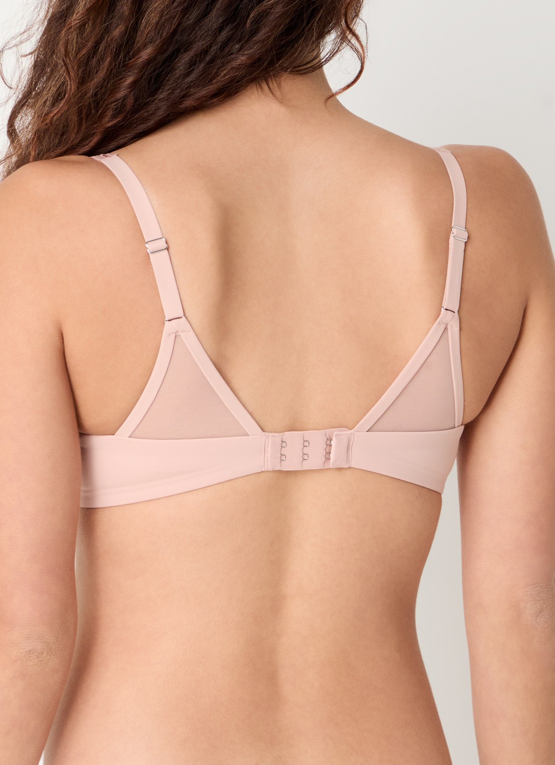 Marie Jo Louie push-up bh met mesh - achterkant oudroze