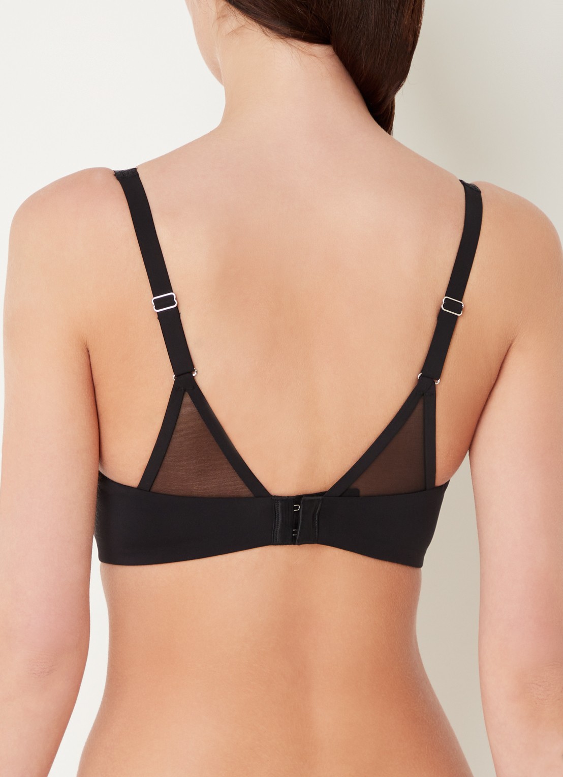 Marie Jo Louie push-up bh met mesh - achterkant zwart