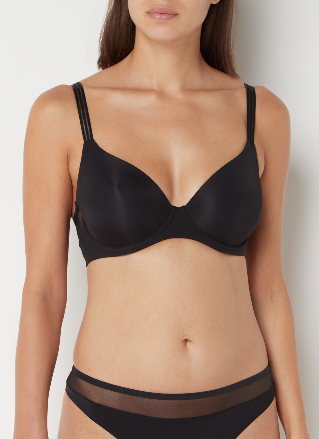 Marie Jo Louie voorgevormde bh met mesh - detail 3 zwart