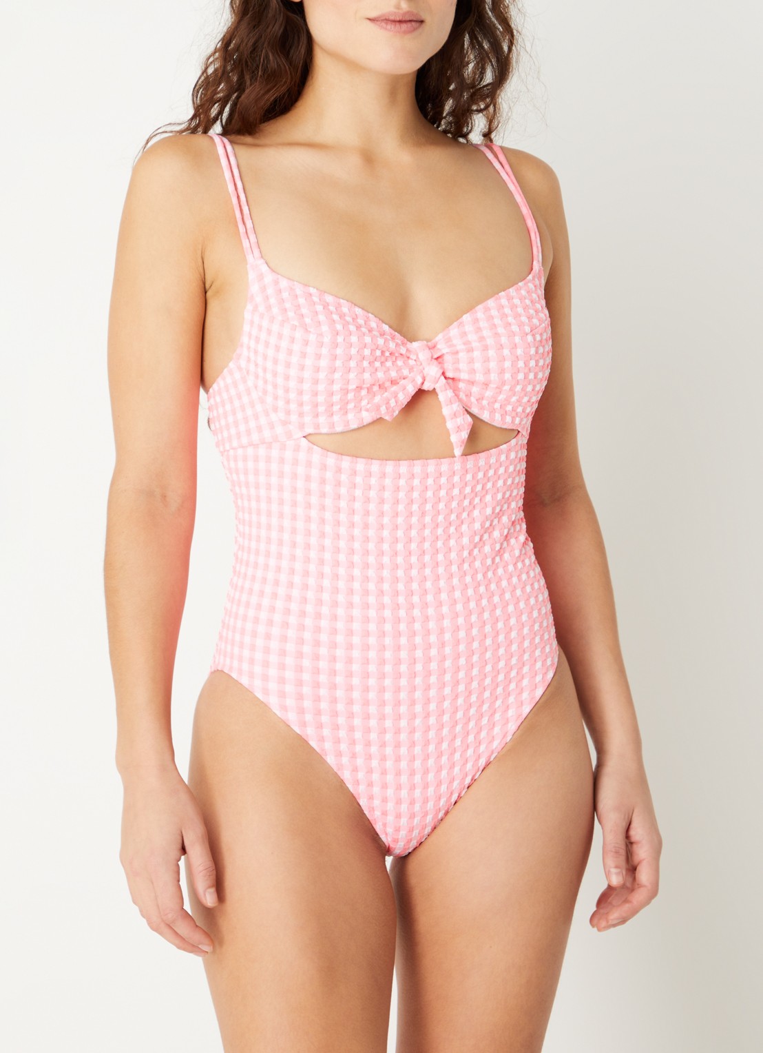 Marie Jo Mary Lynn badpak met beugel - detail roze