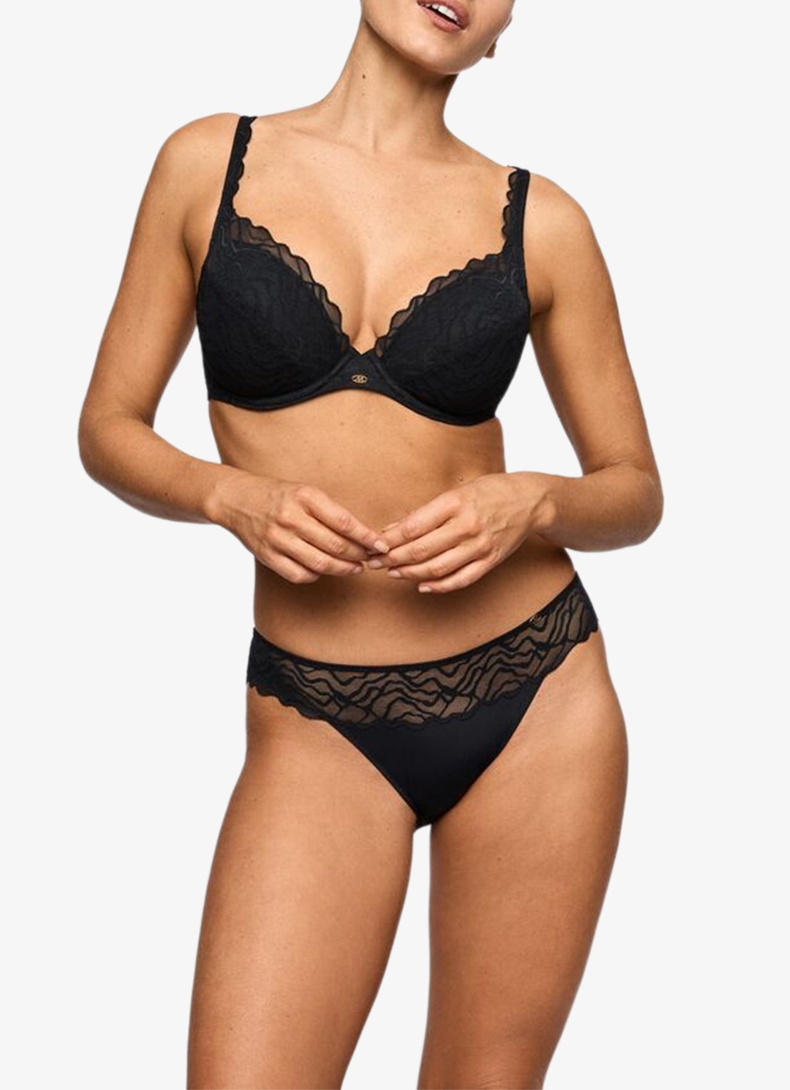 Marie Jo Nillo push-up bh met uitneembare vulling - voorkant 2 zwart