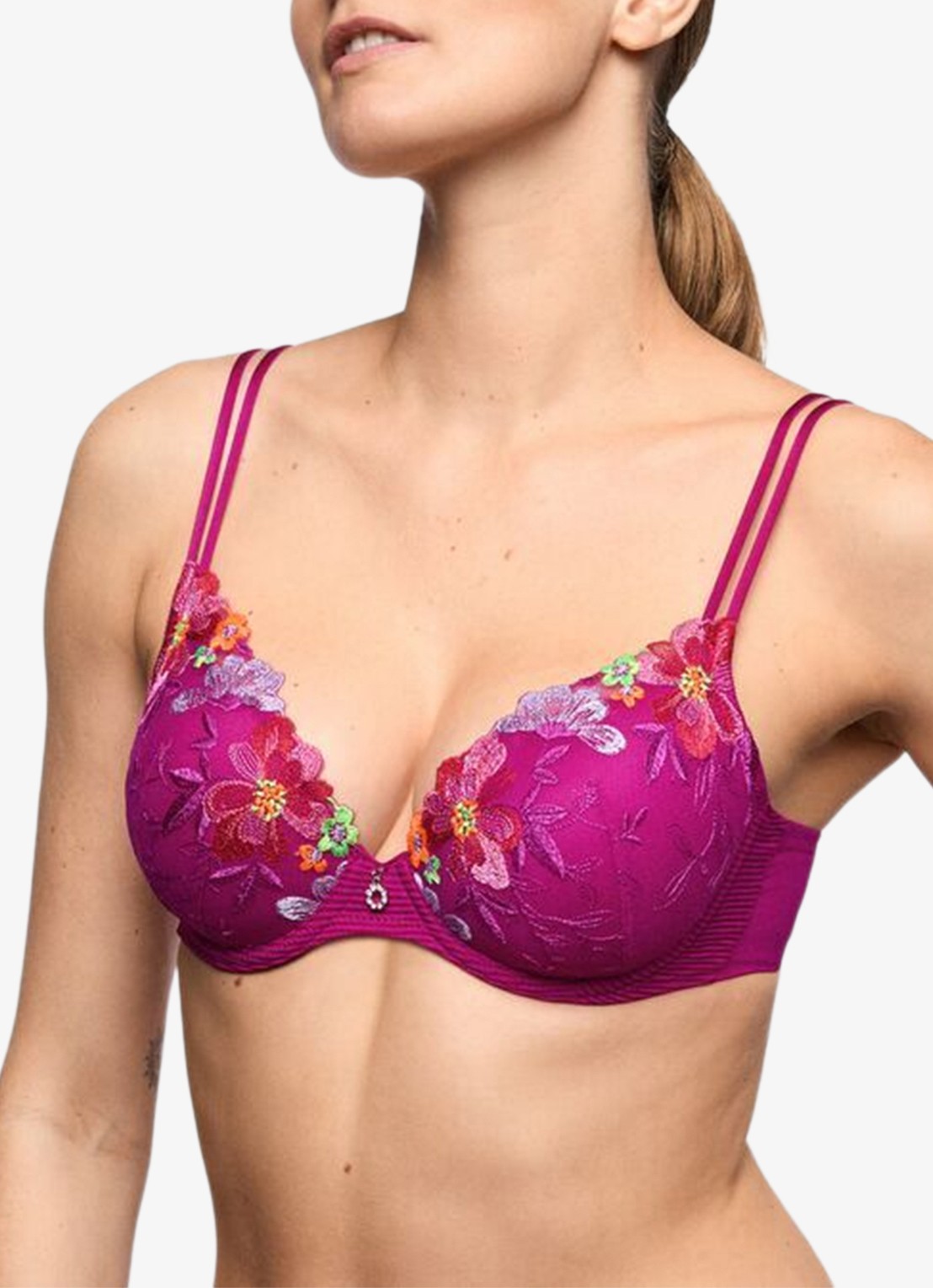 Marie Jo Odilly voorgevormde beugel bh met mesh - detail 4 roze