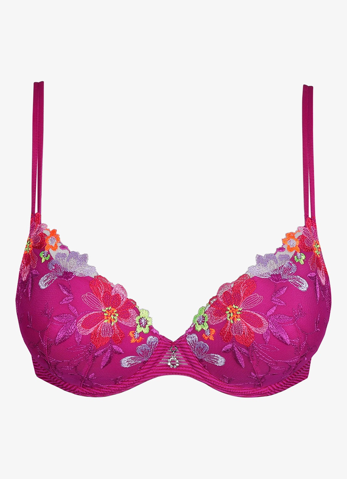 Marie Jo Odilly voorgevormde beugel bh met mesh - voorkant roze