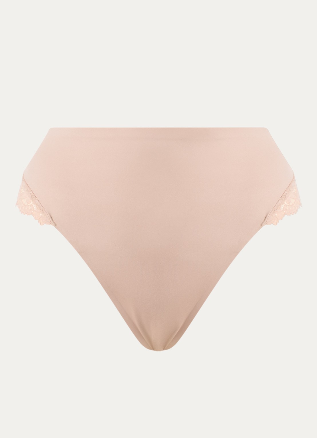 Marie Jo Soft Studio shorty met kant - voorkant beige