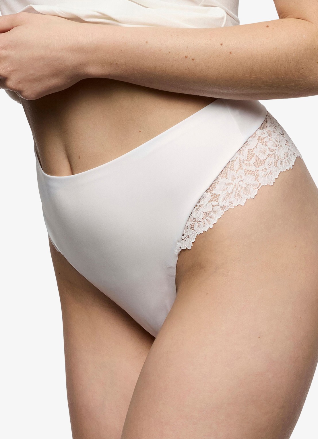 Marie Jo Soft Studio shorty met kant - detail 2 wit