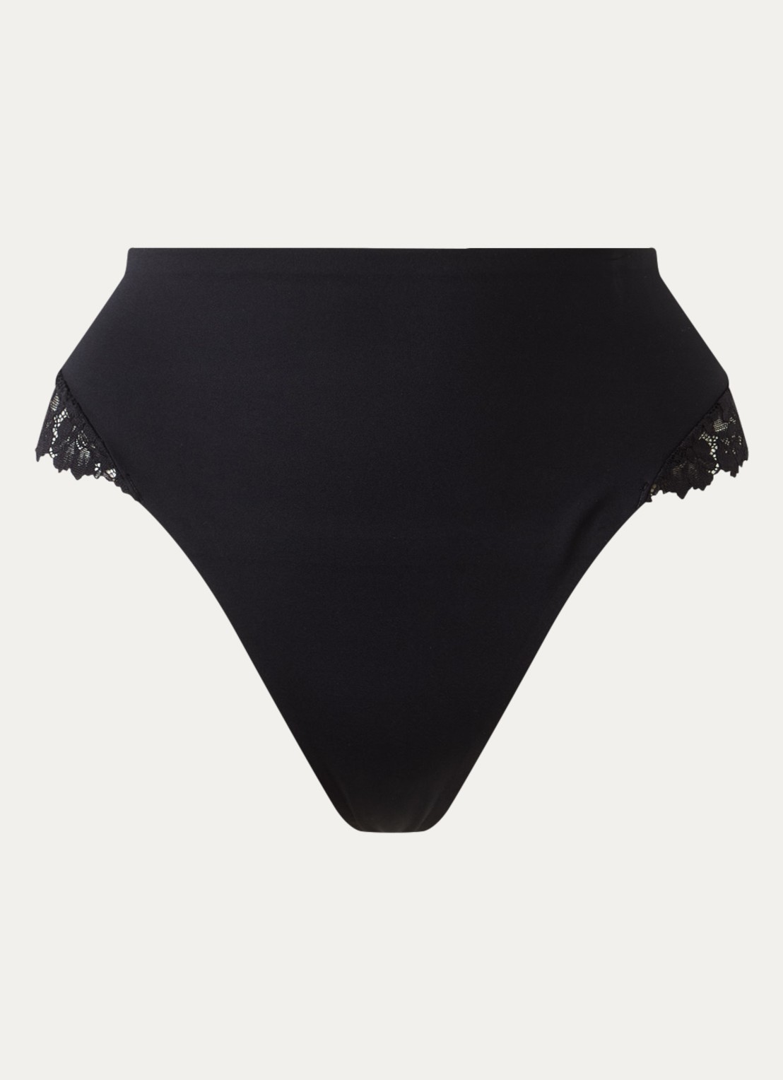 Marie Jo Soft Studio shorty met kant - voorkant zwart