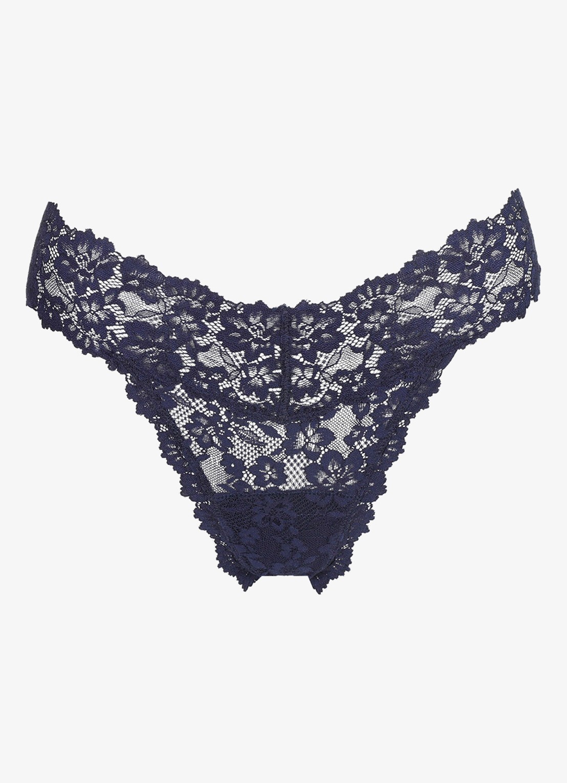 Marie Jo Soft Studio string van kant - voorkant donkerblauw