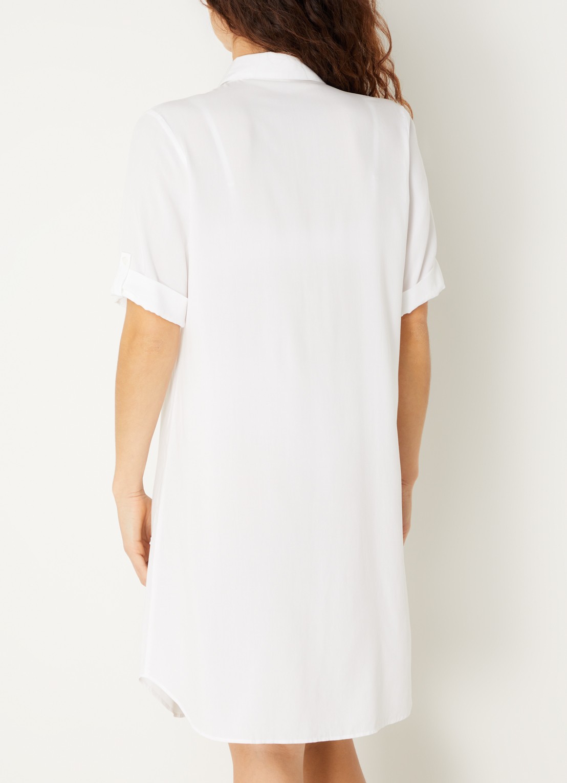 Marie Jo Taleah mini blousejurk - achterkant wit
